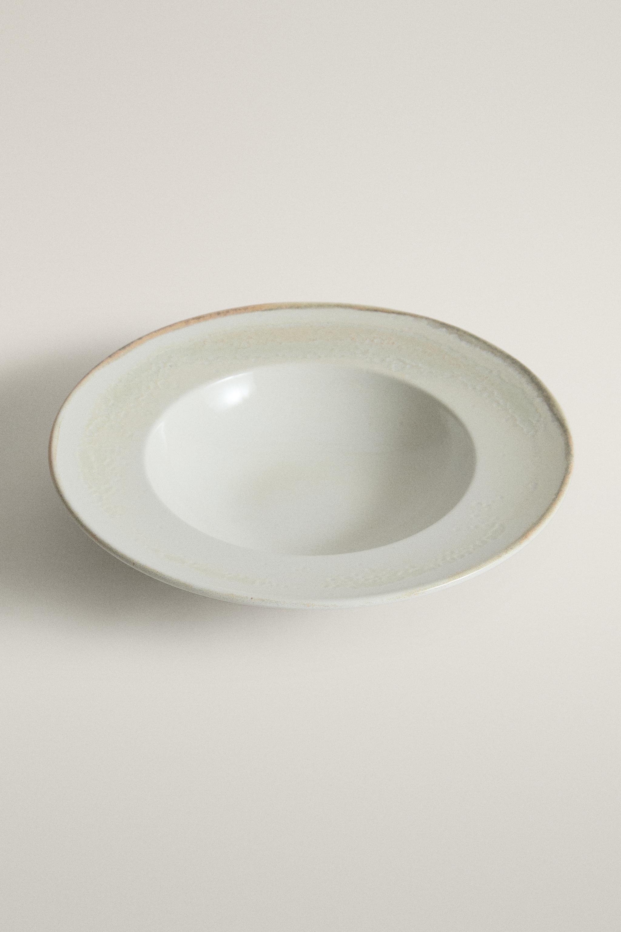 STONEWARE PASTA PLATE